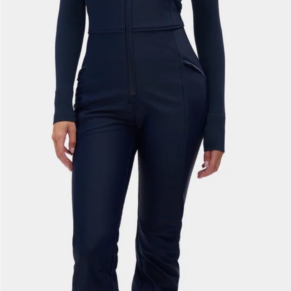 Women's Halfdays Navy ski bib